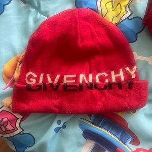 Red Givenchy Toddler Beanie